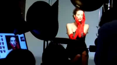 from the photoshoot in New York
