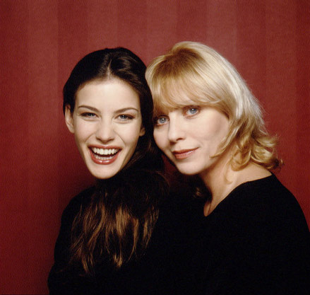 with mom - Bebe Buell