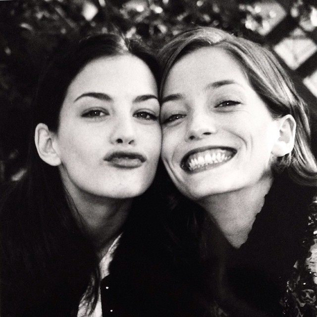 with Lucie de la Falaise