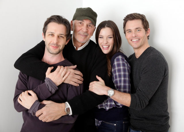 with James Marsden, Frank Langella and Jeremy Strong 