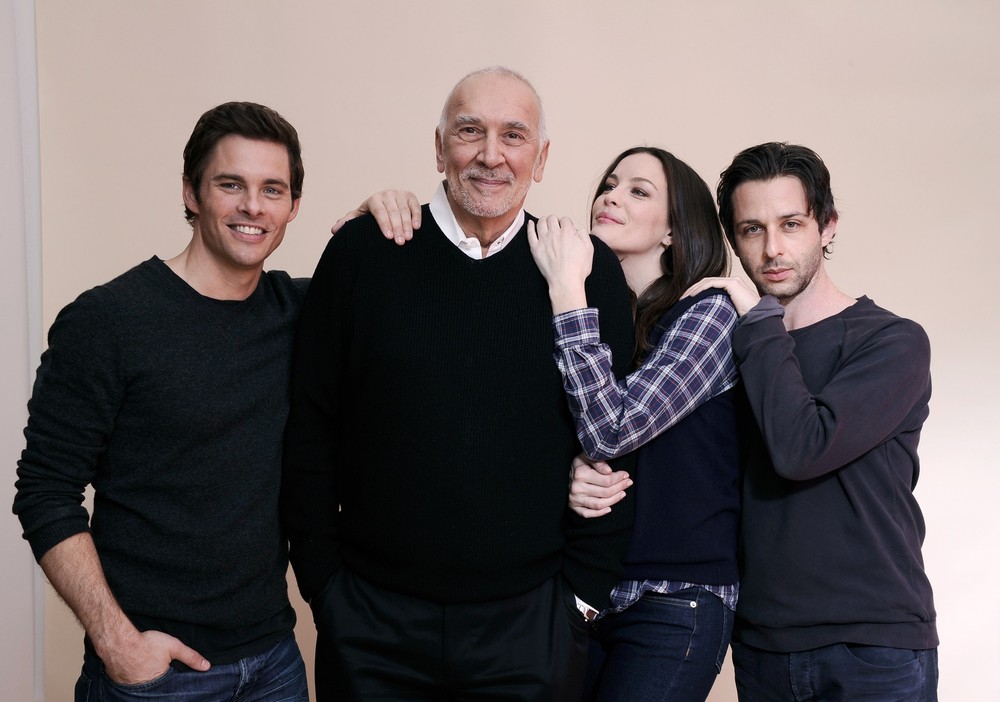 with James Marsden, Frank Langella and Jeremy Strong 