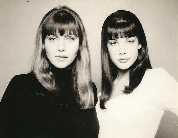 with mom - Bebe Buell