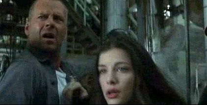 with Bruce Willis