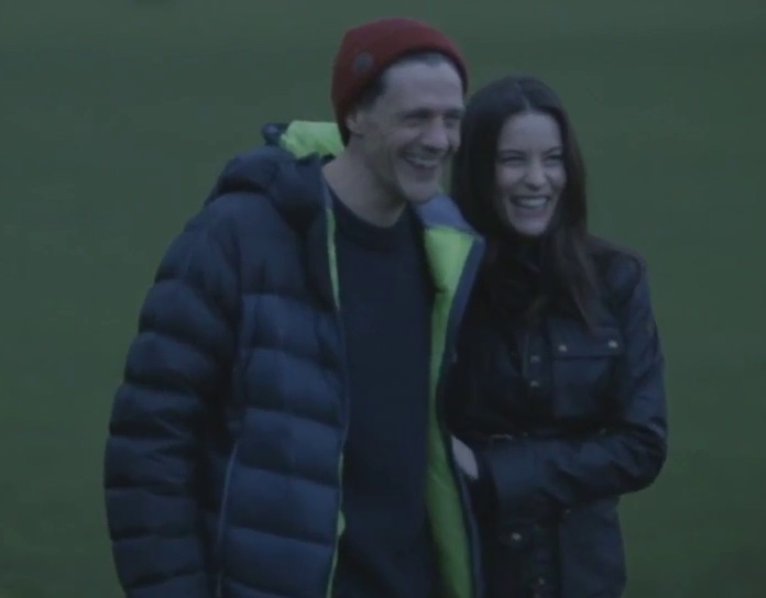 On the set - with director Niall O'Brien