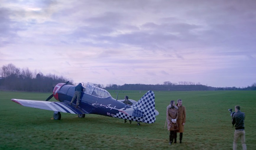 On the set - with Rob Hadden