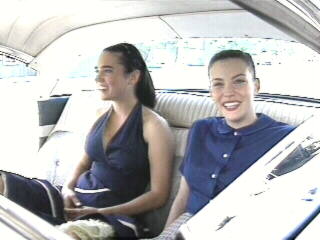 On the set - with Jennifer Connelly