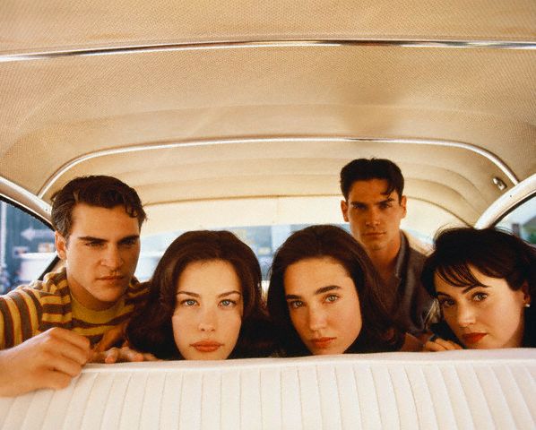 with Joaquin Phoenix, Jennifer Connelly, Billy Crudup, photograph by Peggy Sirota