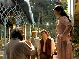 On the set