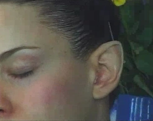 Getting makeup