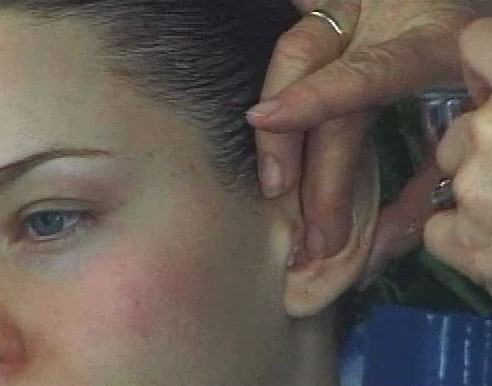 Getting makeup