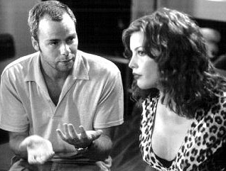 On the set - with director Harald Zwart