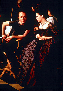 On the set - with director Jake Scott