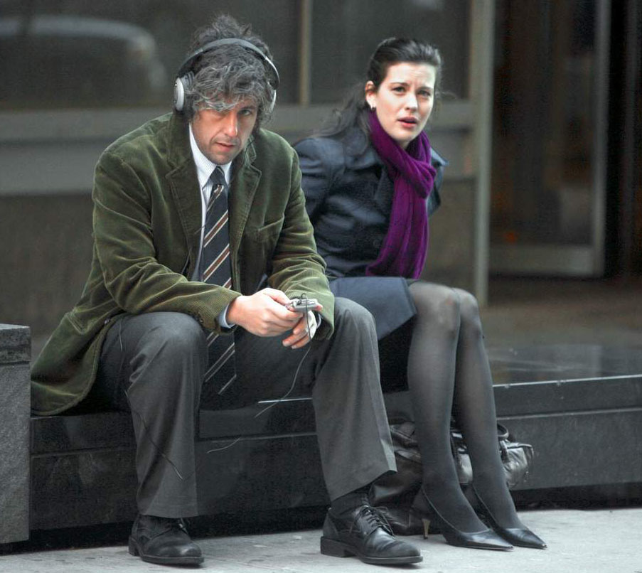 On the set with Adam Sandler, March 4th 2006