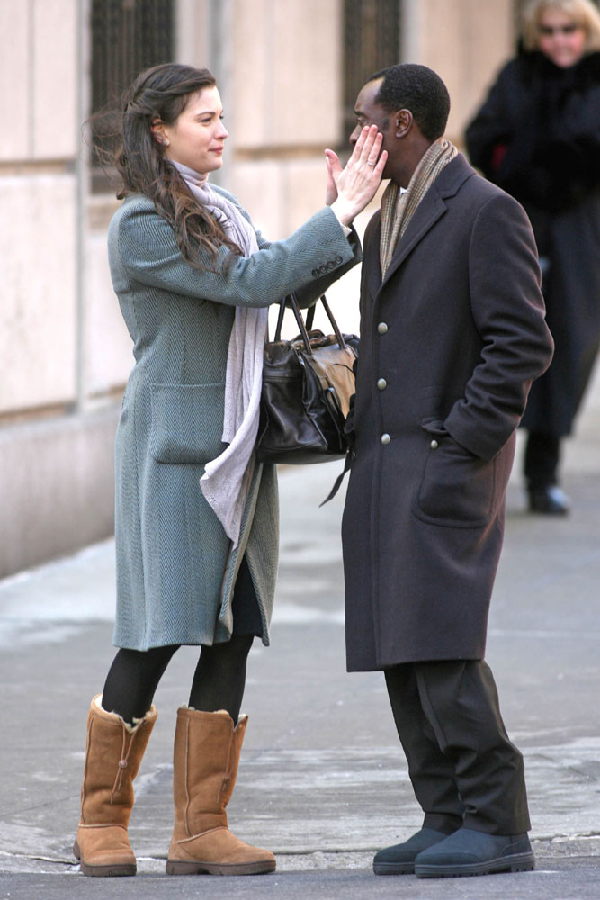 On the set with Don Cheadle, March 4th 2006