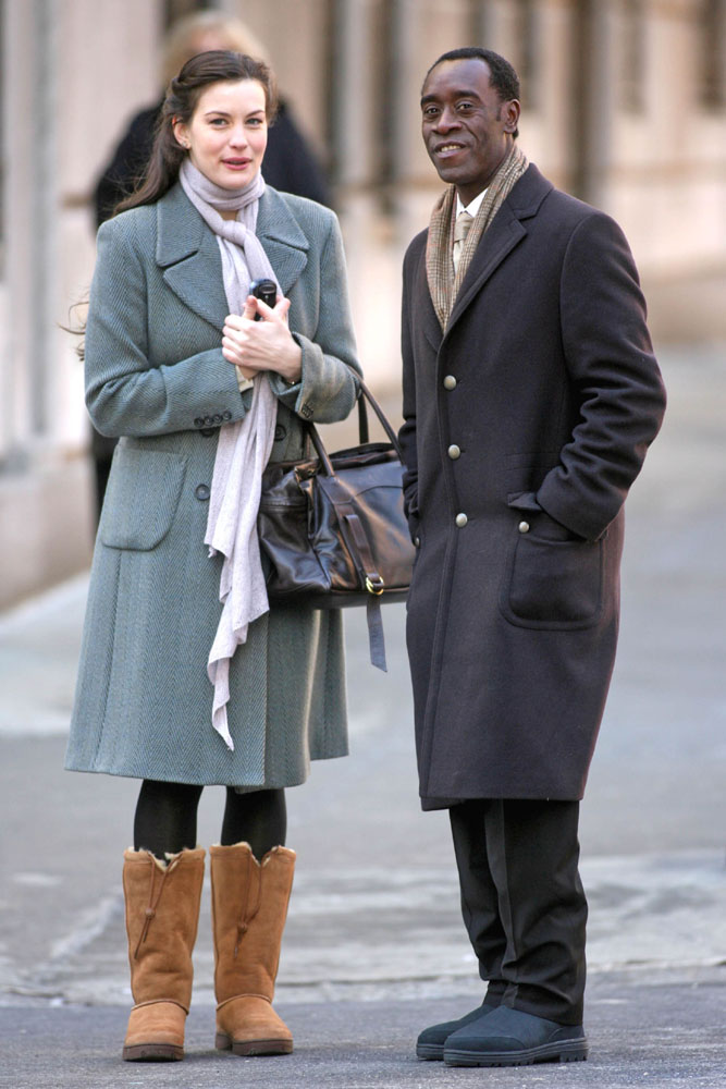 On the set with Don Cheadle, March 4th 2006