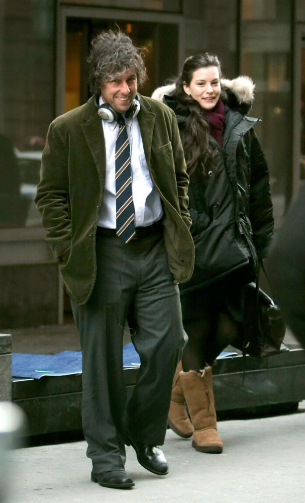 On the set with Adam Sandler, March 4th 2006