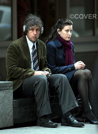 On the set with Adam Sandler, March 4th 2006