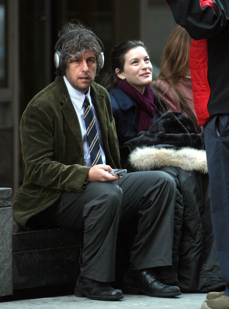 On the set with Adam Sandler, March 4th 2006