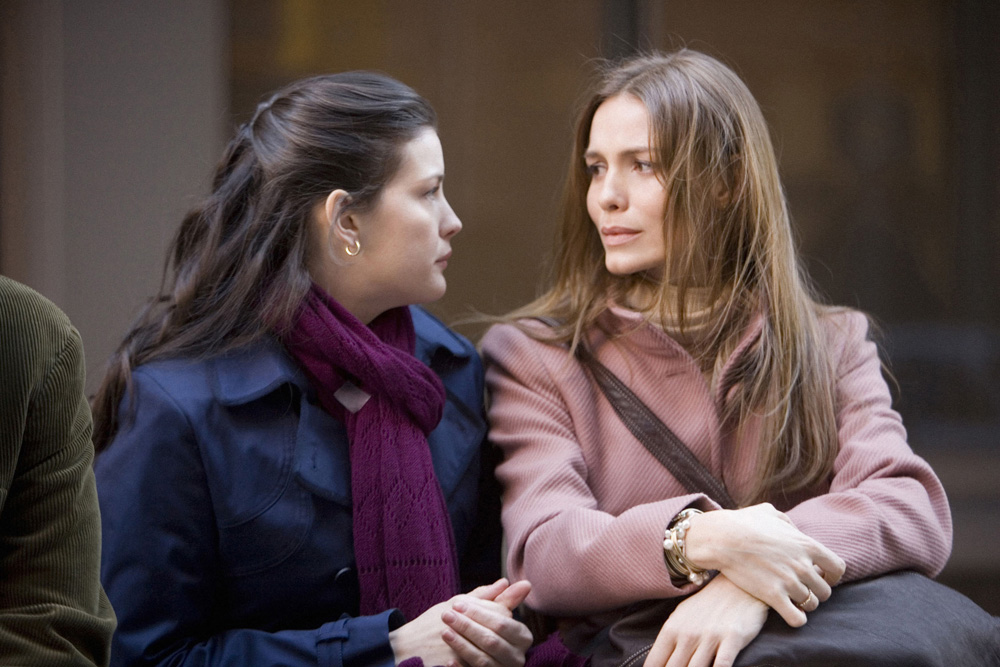 with Saffron Burrows