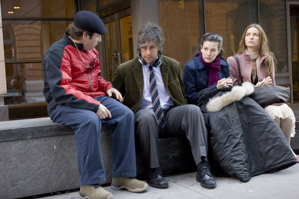 with Mike Binder, Adam Sandler and Saffron Burrows