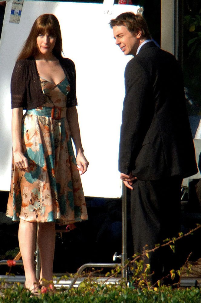 On the set with Dax Shepard, January 29th 2007