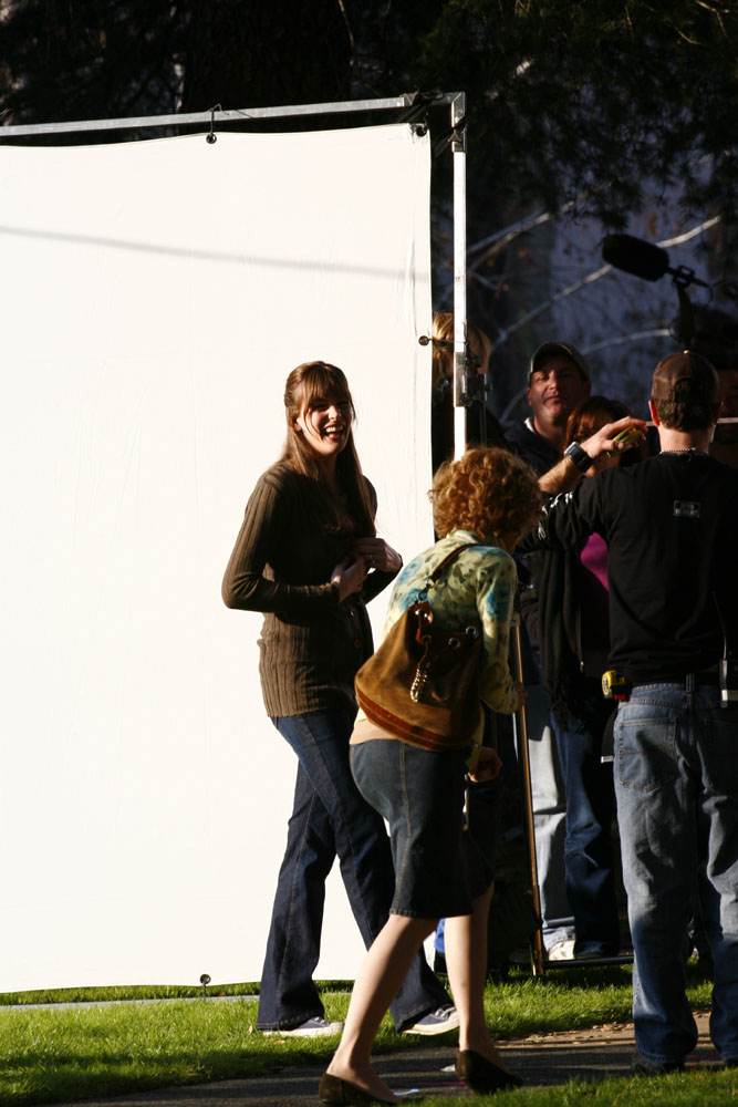On the set with Diane Keaton, February 2nd 2007