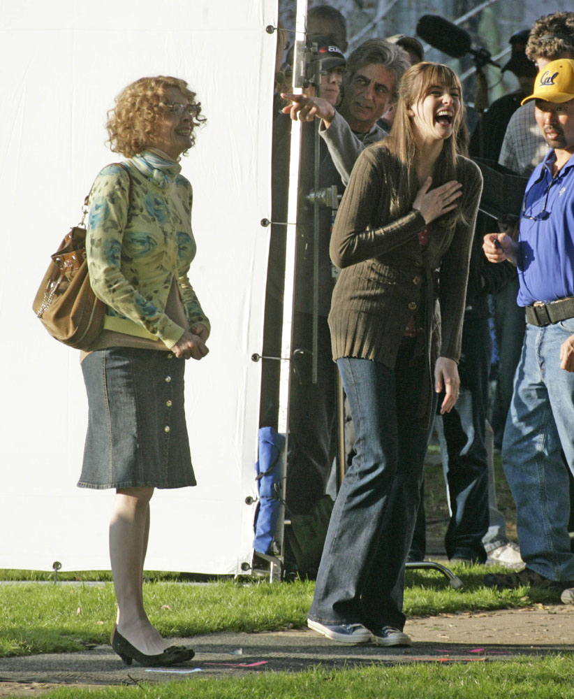 On the set with Diane Keaton, February 2nd 2007