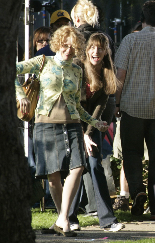 On the set with Diane Keaton, February 2nd 2007