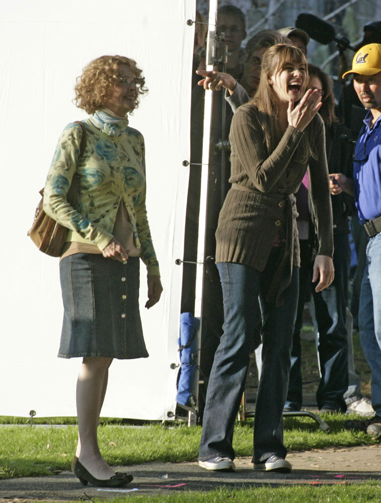 On the set with Diane Keaton, February 2nd 2007