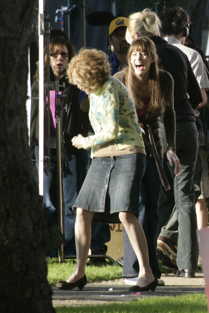 On the set with Diane Keaton, February 2nd 2007