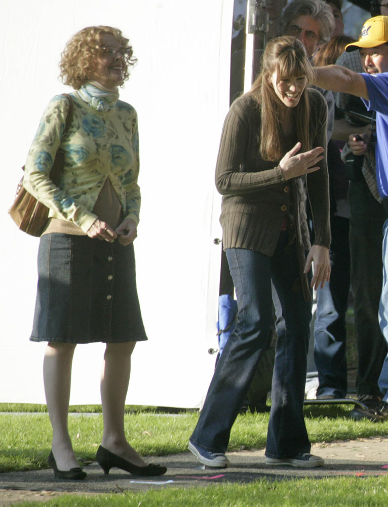 On the set with Diane Keaton, February 2nd 2007