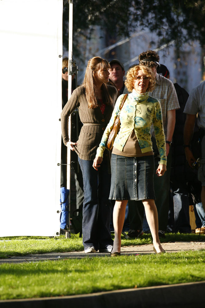 On the set with Diane Keaton, February 2nd 2007