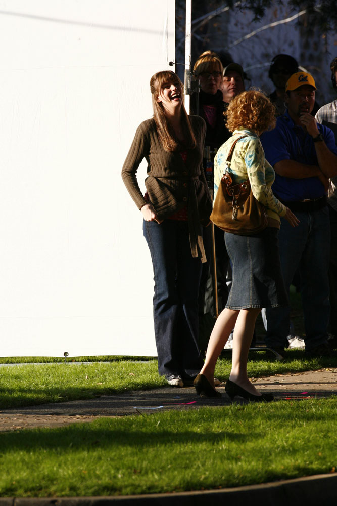 On the set with Diane Keaton, February 2nd 2007