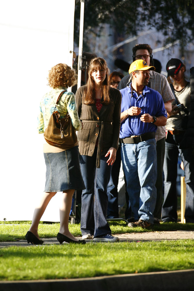 On the set with Diane Keaton, February 2nd 2007