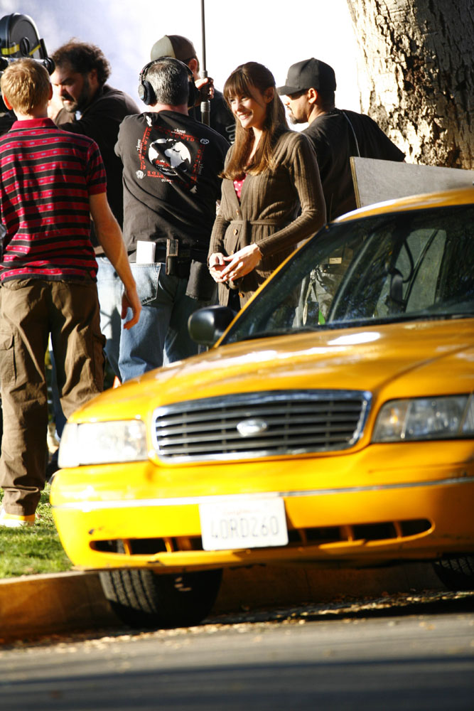 On the set with Mike White, February 2nd 2007