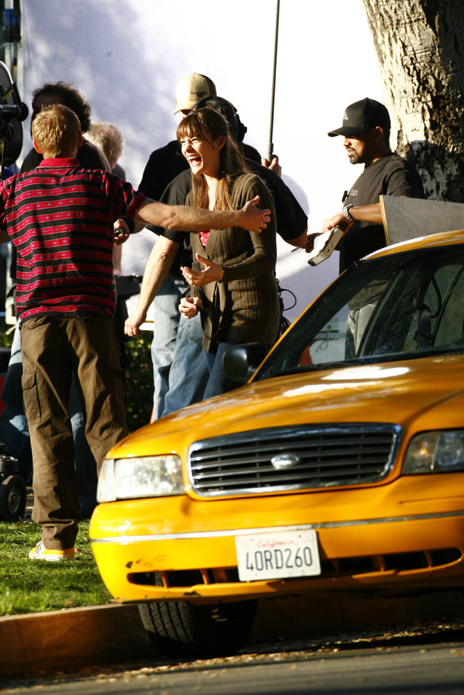 On the set with Mike White, February 2nd 2007