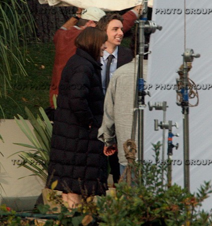 On the set with Dax Shepard, January 29th 2007