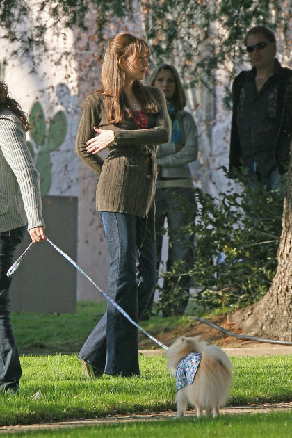 On the set, February 2nd 2007