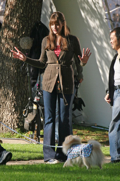 On the set, February 2nd 2007