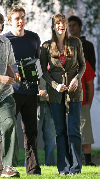 On the set with Dax Shepard, February 2nd 2007