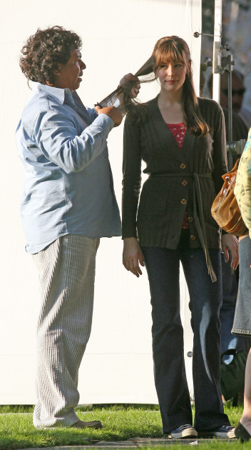 On the set, February 2nd 2007