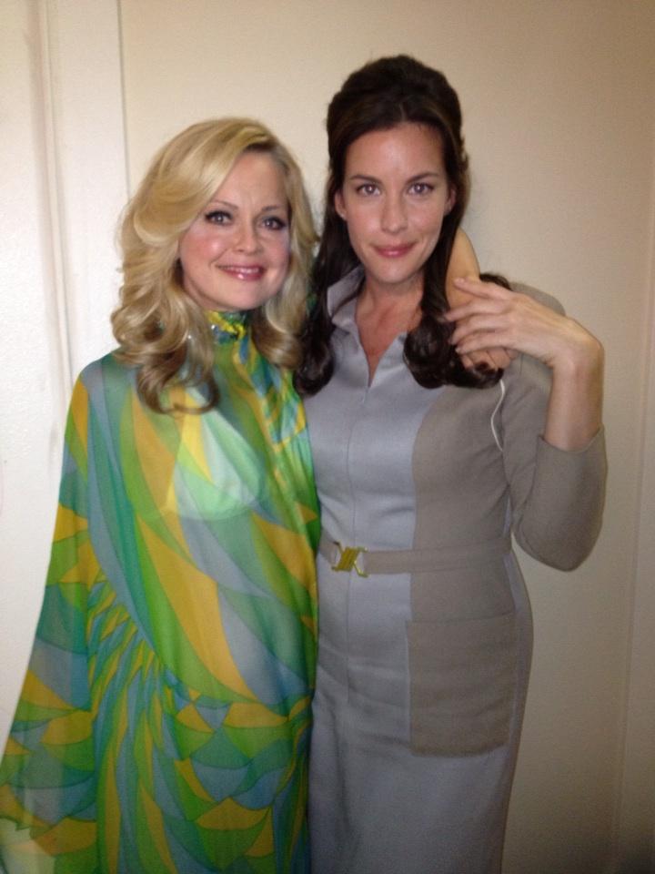 On the set - with Marisa Coughlan