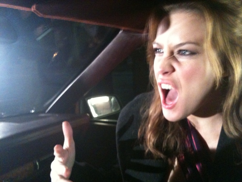 On the set, December 16th 2009