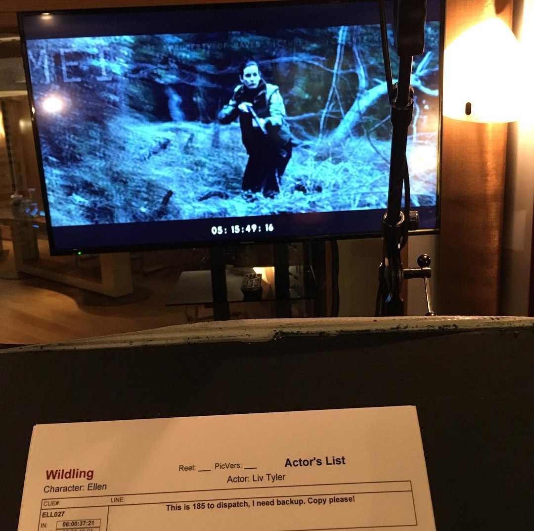 "Post production on #wildling the time I played a sheriff!!!!"