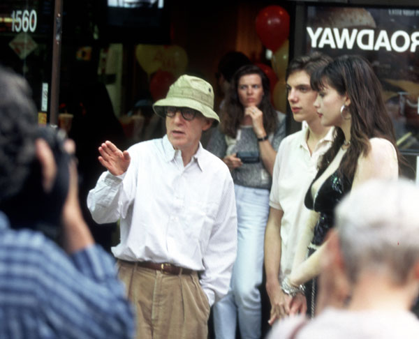 with Woody Allen and Lukas Haas