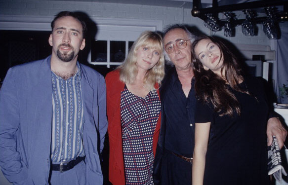 with Nicolas Cage and mom Bebe Buell