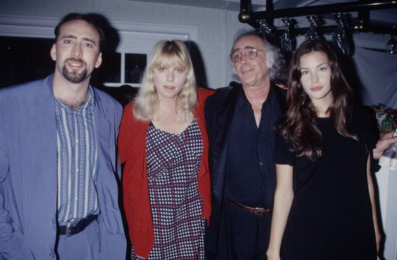 with Nicolas Cage and mom Bebe Buell