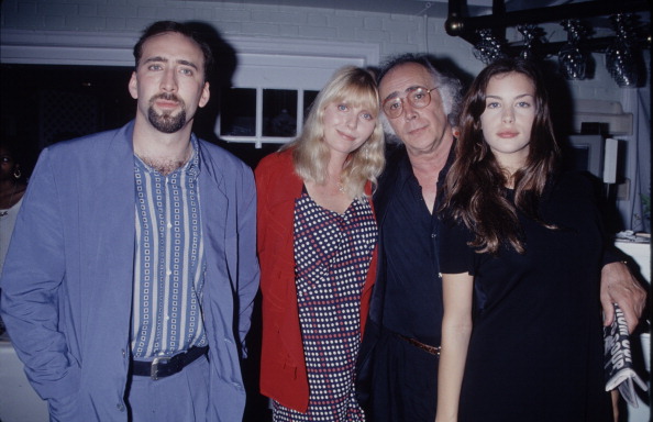 with Nicolas Cage and mom Bebe Buell