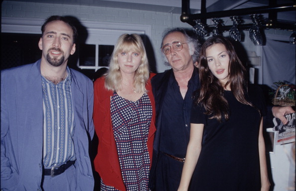 with Nicolas Cage and mom Bebe Buell