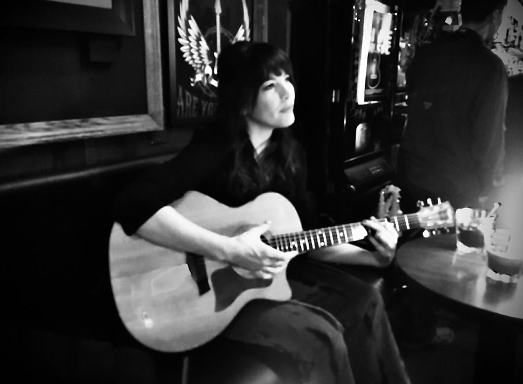 Singing "Till I Gain Control Again", from Liv's Instagram